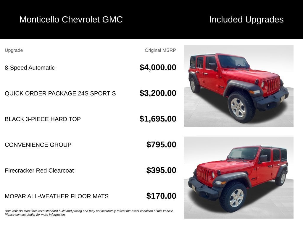 2022 Jeep Wrangler Unlimited Sport S 4x4