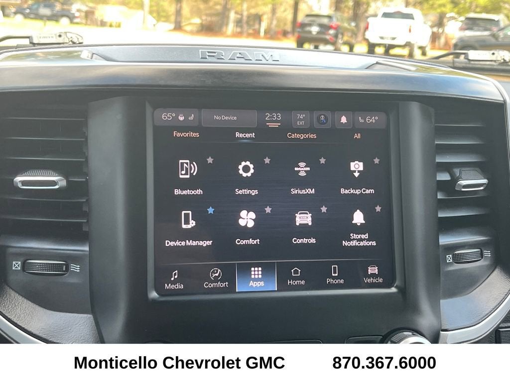 2023 RAM 1500 Lone Star Crew Cab 4x4 5'7" Box