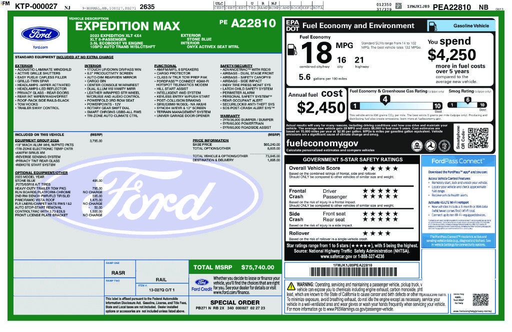 2023 Ford Expedition Max XLT