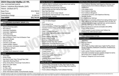 2024 Chevrolet Malibu FL