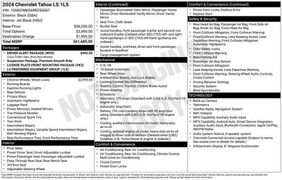 2024 Chevrolet Tahoe LS