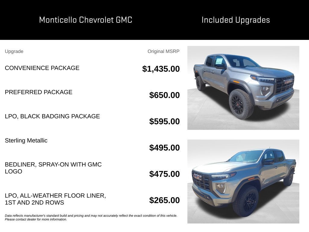 2026 GMC Canyon Elevation