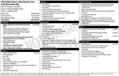 2026 GMC Sierra 1500 Denali