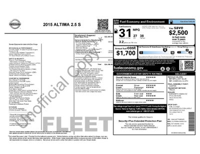 2015 Nissan Altima 2.5 SL