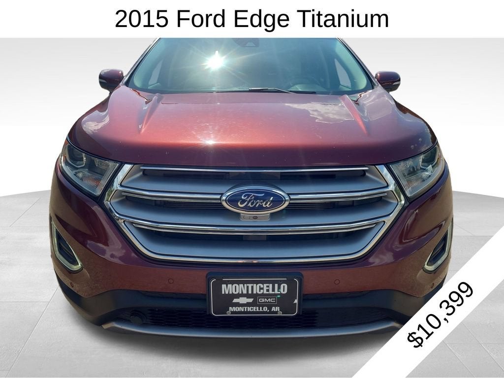 Used 2015 Ford Edge Titanium with VIN 2FMPK4K83FBC25292 for sale in Monticello, AR