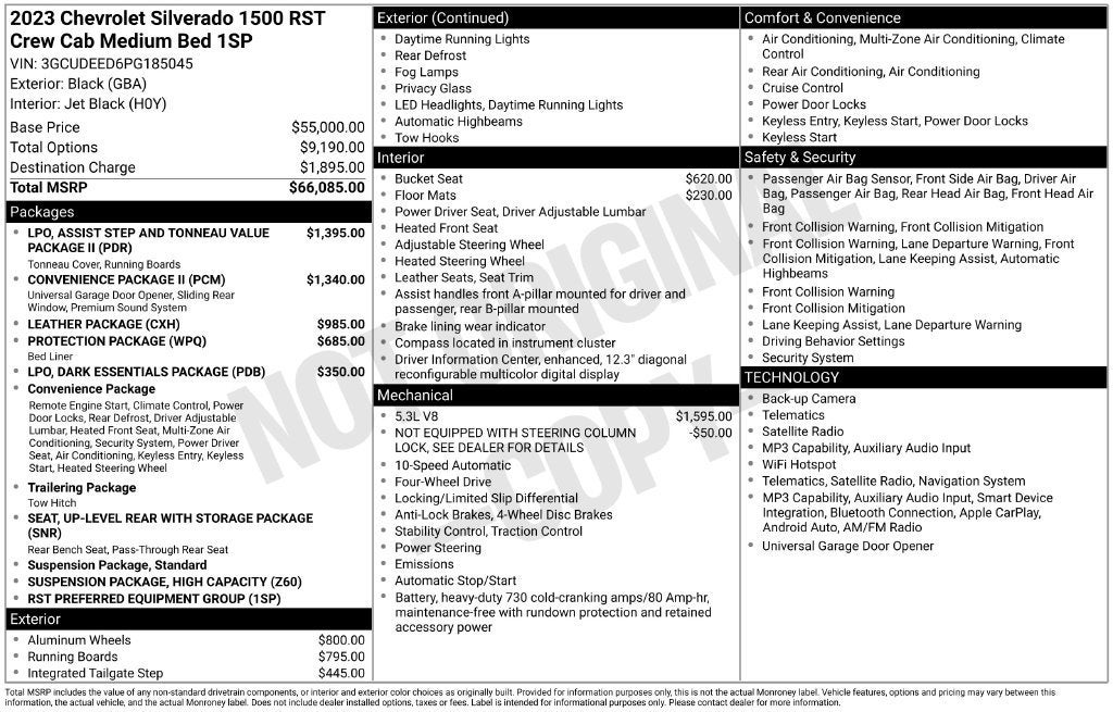 2023 Chevrolet Silverado 1500 RST