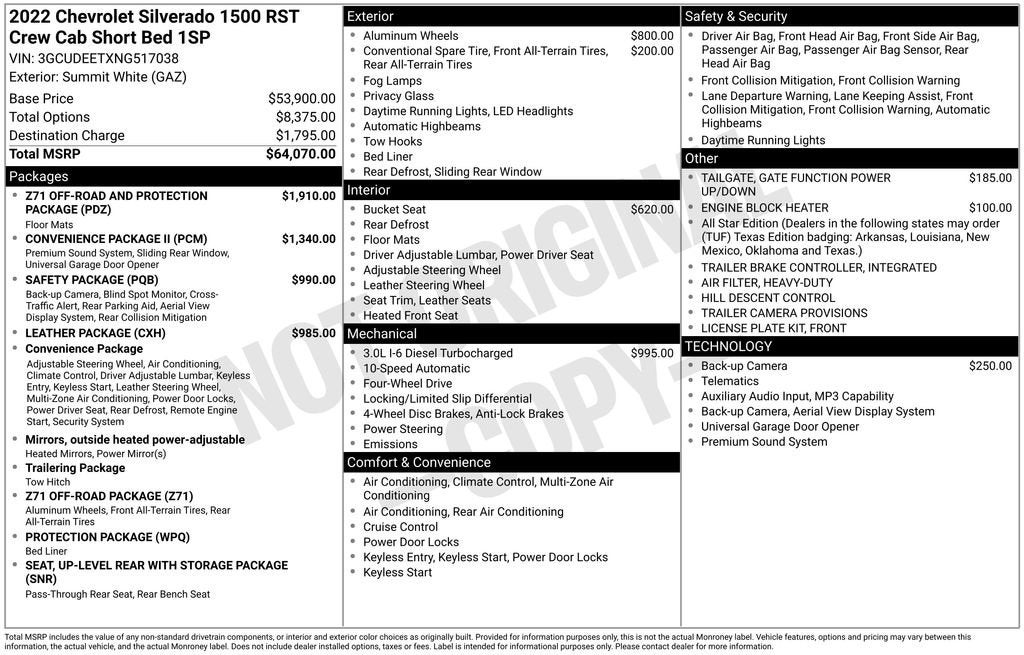 2022 Chevrolet Silverado 1500 RST