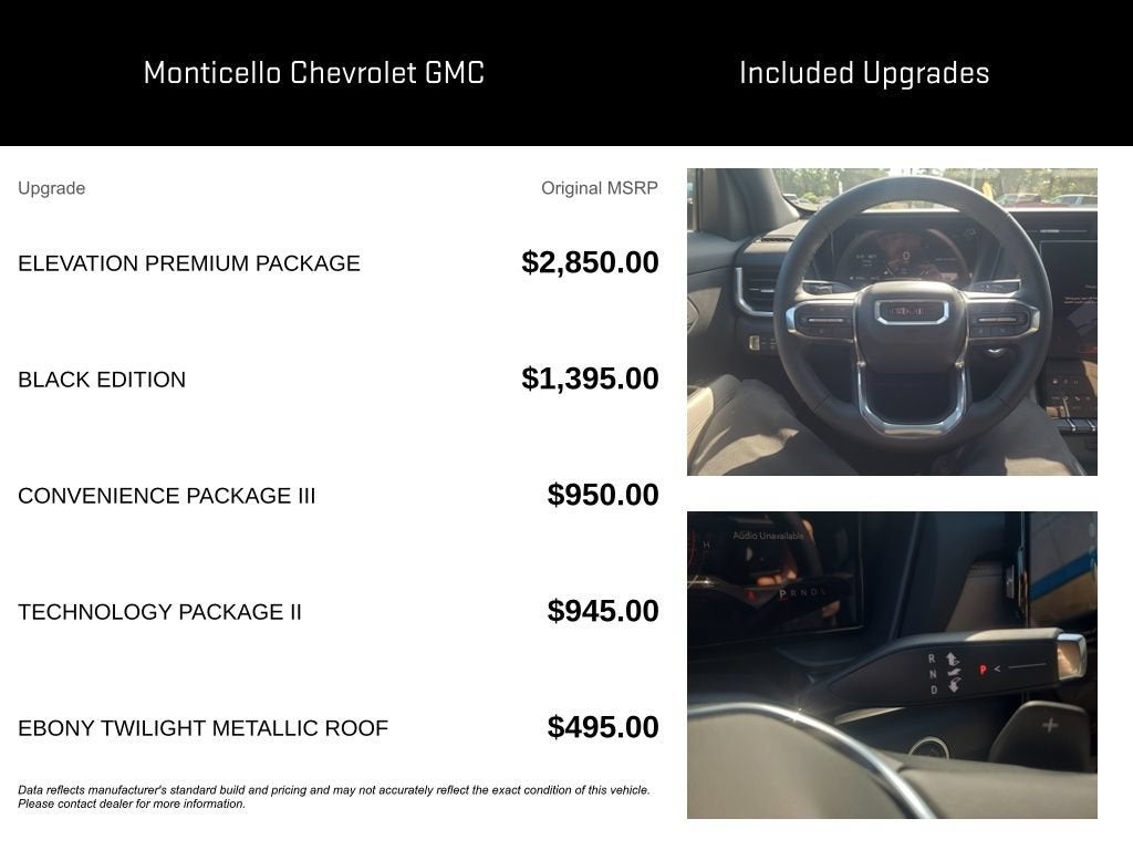 2026 GMC Terrain Elevation