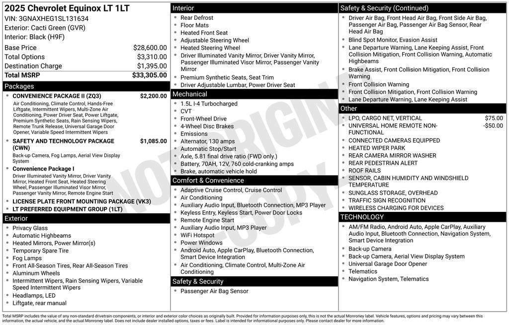 2025 Chevrolet Equinox LT