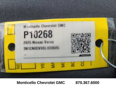 2025 Nissan Versa 1.6 S