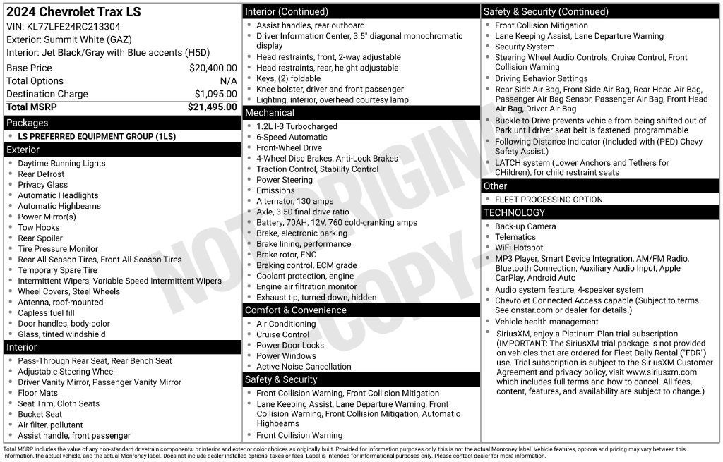 2024 Chevrolet Trax LS