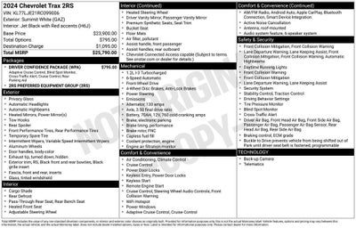 2024 Chevrolet Trax 2RS